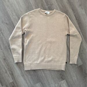 Men’s Anian Merino and Cashmere Beige Sweater
